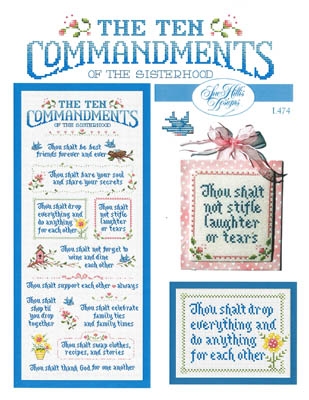 Stickvorlage Sue Hillis Designs - Ten Commandments