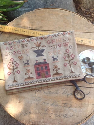 Stickvorlage Stacy Nash Primitives - Schoolgirl Sampler Sewing Bag