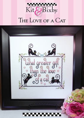 The Love of a Cat - Kit & Bixby (Stickvorlage)