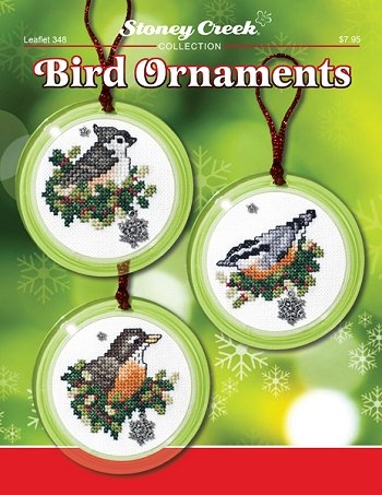Stickvorlage Stoney Creek Collection - Bird Ornaments