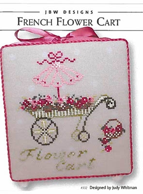 Stickvorlage JBW Designs - French Flower Cart