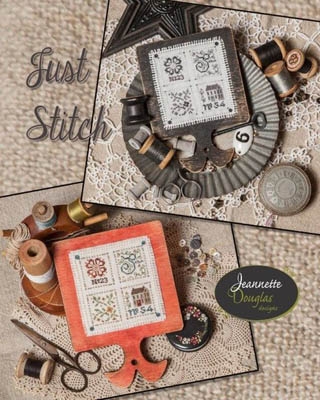 Stickvorlage Jeannette Douglas Designs - Just Stitch w/Buttons