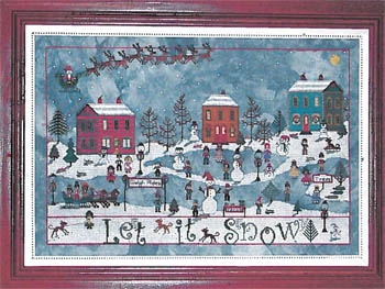 Stickvorlage Praiseworthy Stitches - December Snow