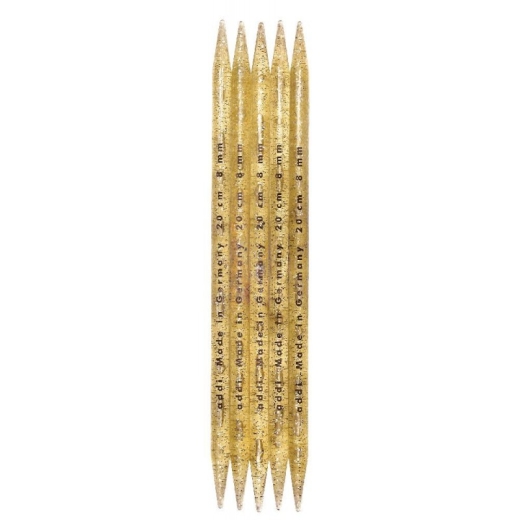 Nadelspiel addi Glitter 9,00 mm - 25 cm (Ausverkauf)