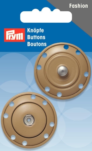 Annäh-Druckknopf Ø 35 mm beige - Prym (Ausverkauf)