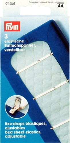 Bett-Tuchspanner Elastic weiß - Prym 611561