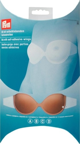 BH mit selbstklebenden Streifen Cup D beige - Prym (Ausverkauf)