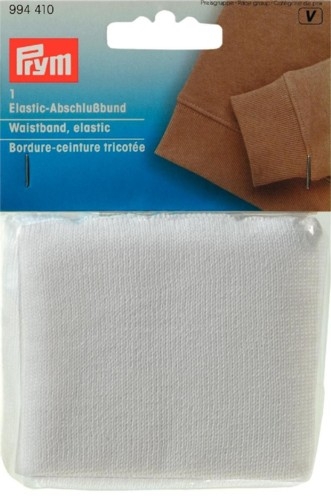 Elastic-Abschlußbund weiss 93x140 mm - Prym (Ausverkauf)