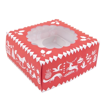 Cupake-Geschenkbox Weihnachten - Rico Design (Ausverkauf)