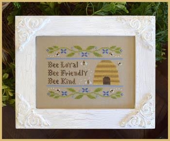 Stickvorlage Country Cottage Needleworks - Bee Virtues