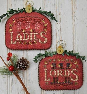 Stickvorlage Hands On Design - 12 Days Ladies & Lords