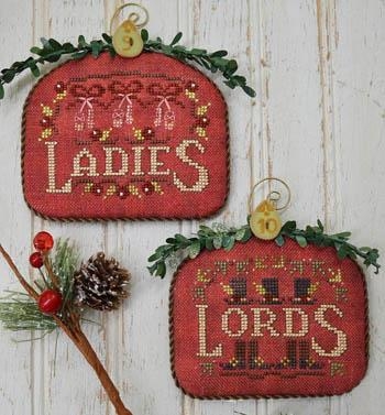 Stickvorlage Hands On Design - 12 Days Ladies & Lords
