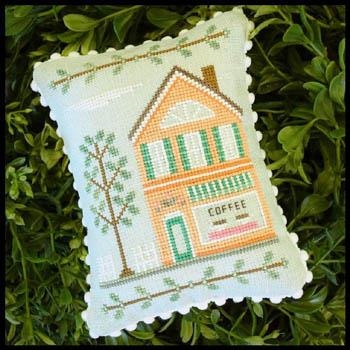 Stickvorlage Country Cottage Needleworks - Main Street - Coffee Shop