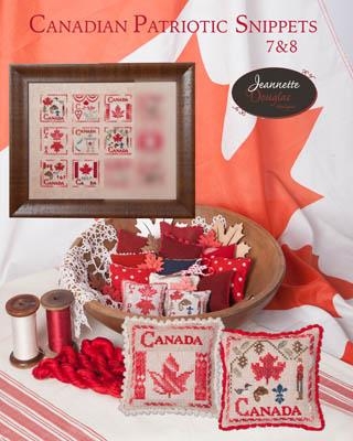 Stickvorlage Jeannette Douglas Designs - Canadian Patriotic Snippets 7 & 8