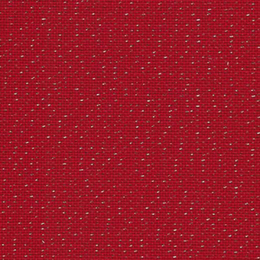 Zweigart Bellana 20ct - Farbe 9089 rot-gold-lurex (Meterware)