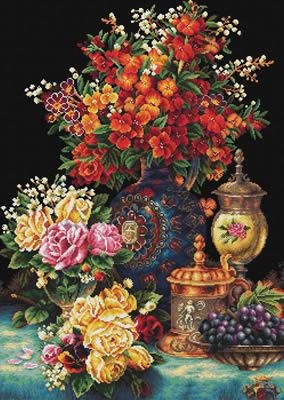 Stickpackung Needleart World - Classical Flowers