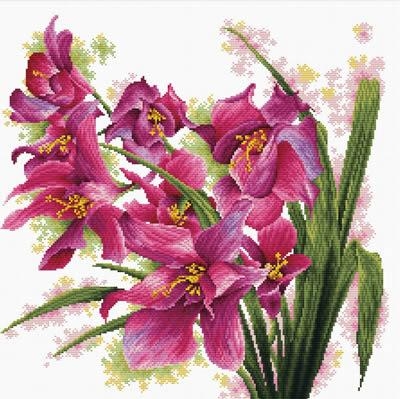 Stickpackung Needleart World - Lovely Orchids