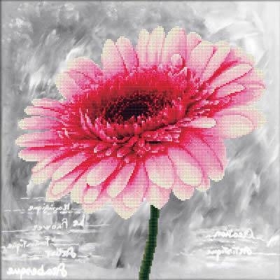 Needleart World - Pink Dahlia (Stickpackung)