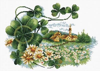 Stickpackung Needleart World - Scenery Clover