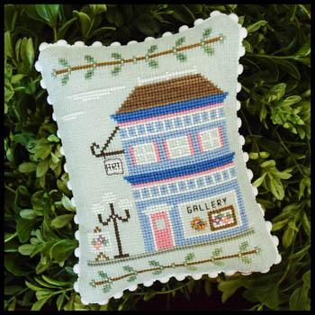 Stickvorlage Country Cottage Needleworks - Main Street - Art Gallery