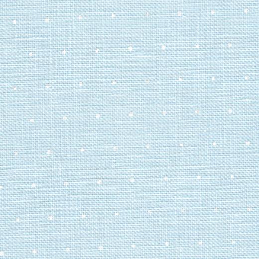 Zweigart Cashel Meterware 28ct - Farbe 5469 Mini Dots blau-weiß