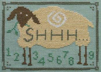 Stickvorlage Artful Offerings - Shhh...Counting Sheep (Ausverkauf)