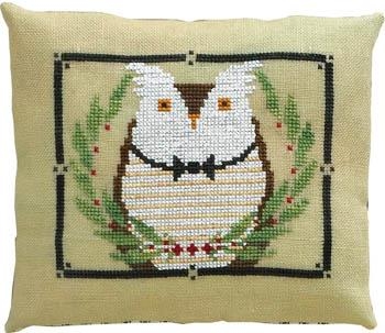 Stickvorlage Artful Offerings - Mr Owls Wintergreen Gala (Ausverkauf)