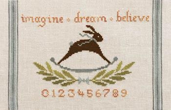 Stickvorlage Artful Offerings - Imagine Dream Believe