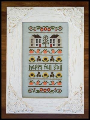 Stickvorlage Country Cottage Needleworks - Happy Fall Yall