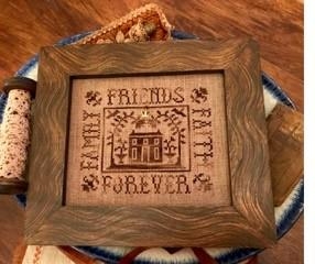 Stickvorlage Homespun Elegance Ltd - Family Friends Faith Forever