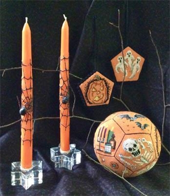 Stickvorlage Amaryllis Artworks - Halloween Ball
