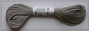 Soie dAlger Au Ver A Soie Seidenstickgarn Farbe 3343 braun