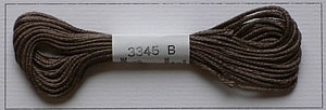Soie dAlger Seidenstickgarn - Farbe 3345 braun