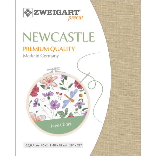 Zweigart Newcastle 40ct - Farbe 309 flachs (Precut 48x68 cm)