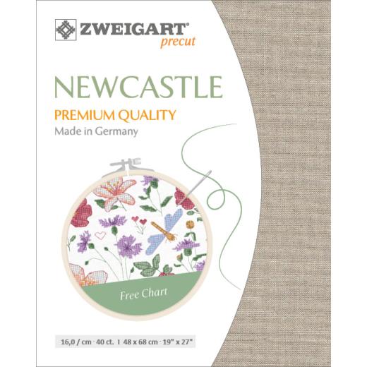 Zweigart Newcastle 40ct - Farbe 53 rohleinen (Precut 48x68 cm)