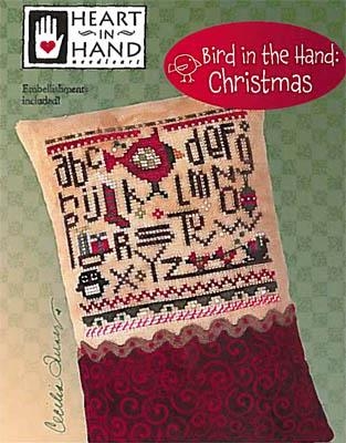 Stickvorlage Heart In Hand Needleart - Bird In The Hand - Christmas (w/emb)