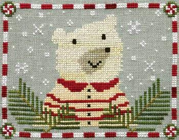 Stickvorlage Artful Offerings - Peppermint Polar Bear