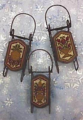 Stickvorlage Foxwood Crossings - Della Robbia Sled