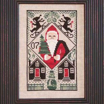 Stickvorlage The Prairie Schooler - 2007 Limited Edition Santa
