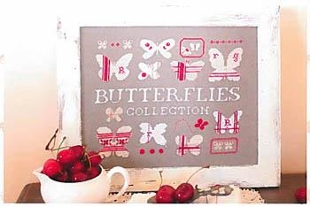 Stickvorlage Madame Chantilly - Butterflies Collection