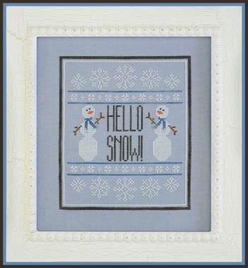 Stickvorlage Country Cottage Needleworks - Hello Snow