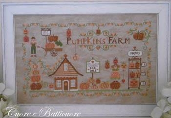 Stickvorlage Cuore E Batticuore - Pumpkins Farm