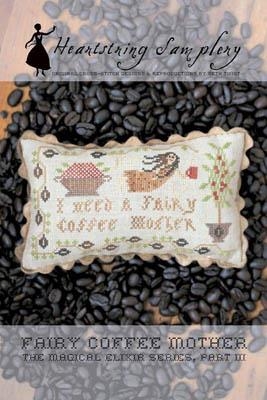 Stickvorlage Heartstring Samplery - Fairy Coffee Mother