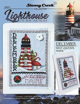 Stickvorlage Stoney Creek Collection - Lighthouse Of The Month December