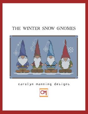 Stickvorlage CM Designs - Winter Snow Gnomes
