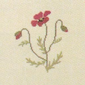 Fremme Stickpackung - Mohnblumen