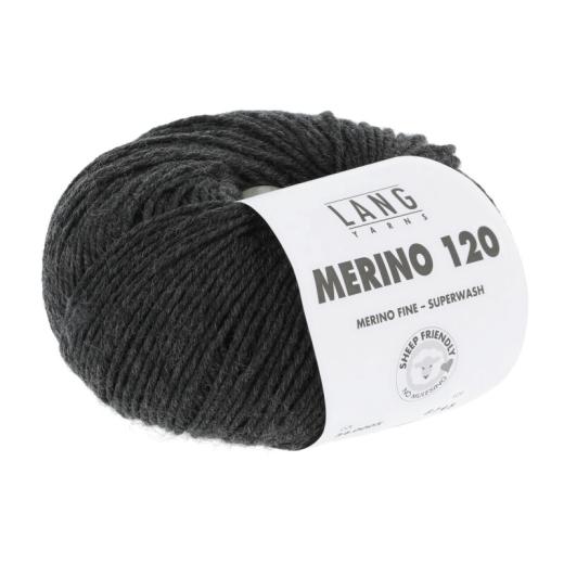 Merino 120 - Lang Yarns - anthrazit melange (0005)