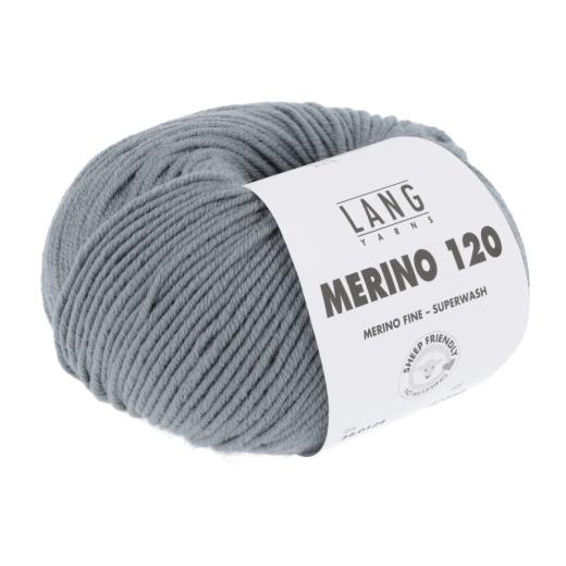 Merino 120 - Lang Yarns - mausgrau (0124)