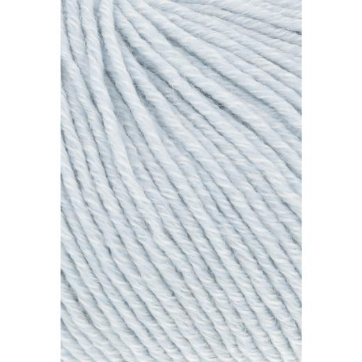 LANG YARNS Merino 120 - eisblau - weiss mouline (0152)