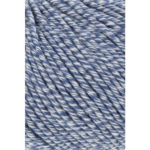 LANG YARNS Merino 120 - marine - weiss mouline (0153)